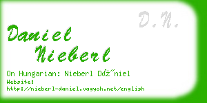 daniel nieberl business card